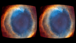 Cosmic Journey Stereo Cardboard Warped