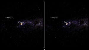Pluto FlyBy VR - FlyBy Mode
