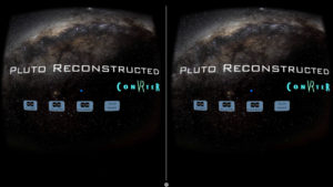 Pluto FlyBy VR - Main Menu
